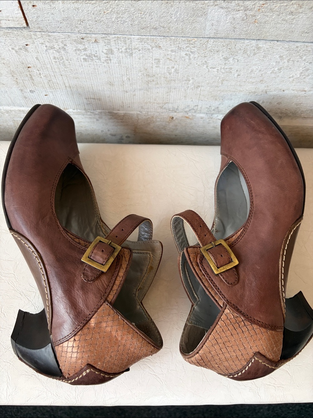 Dutch Charme genuine leather Mary Jane shoes